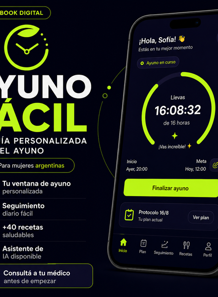 Ayuno Fácil: Plan personalizado + App + Regalos