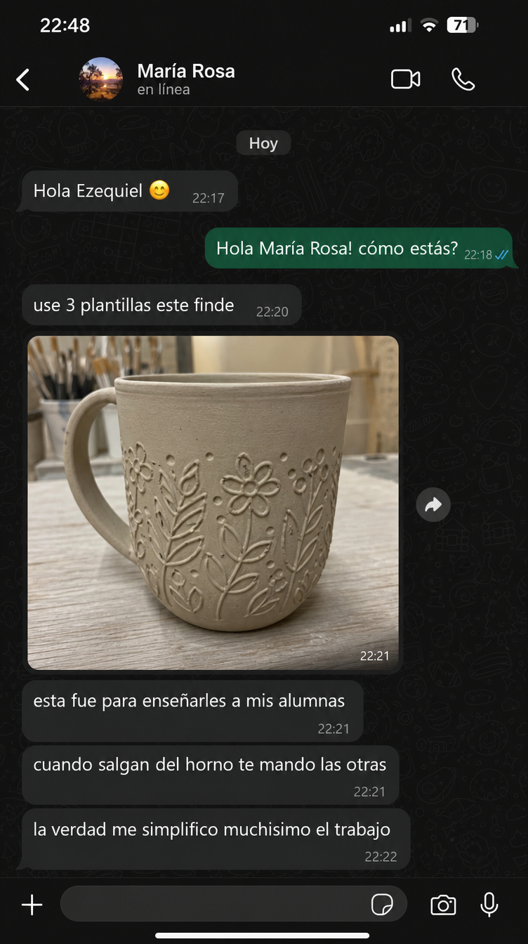 Reseña real de clienta