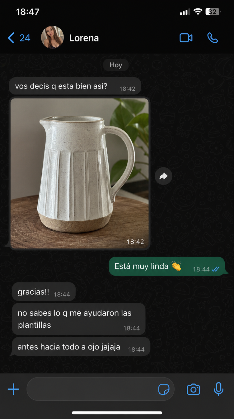 Reseña real de clienta