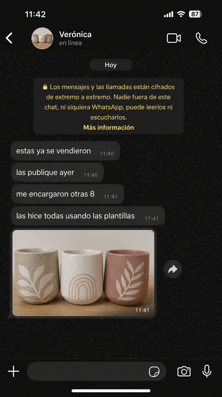 Reseña real de clienta