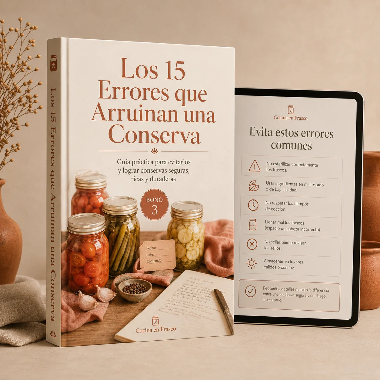 15 errores comunes en conservas