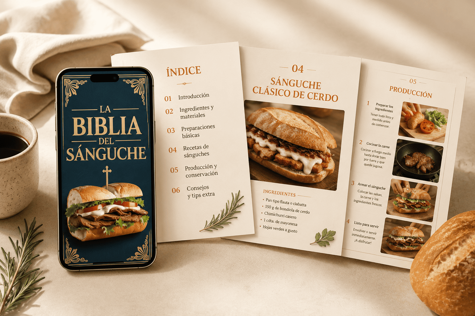 Proceso completo para vender s&aacute;nguches