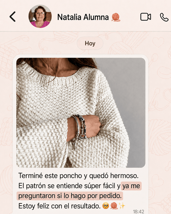 Testimonio de tejedora