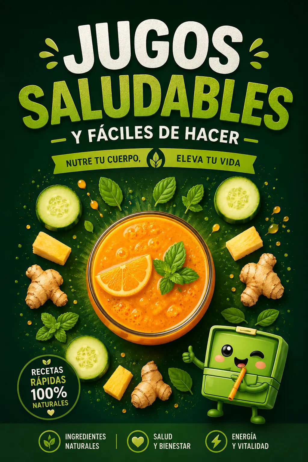 Jugos Saludables y Faciles de Hacer